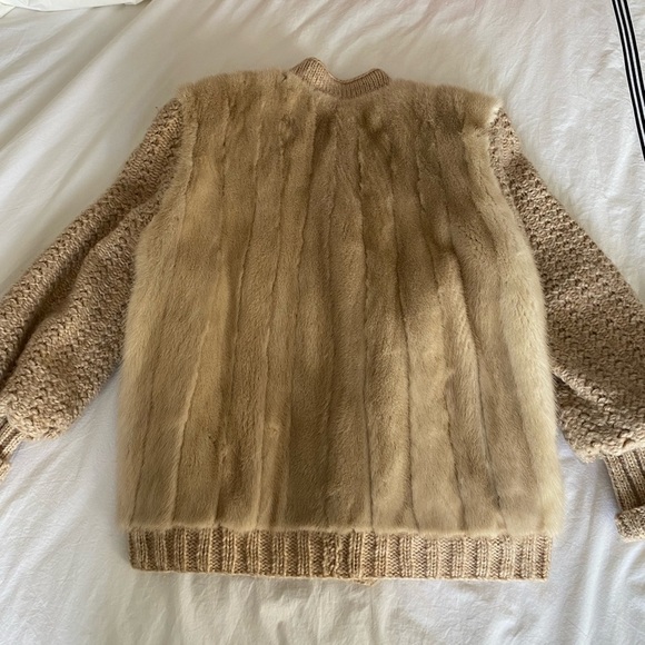 Vintage 1950s Fur Heavy Cardigan Sweater - Picture 8 of 12